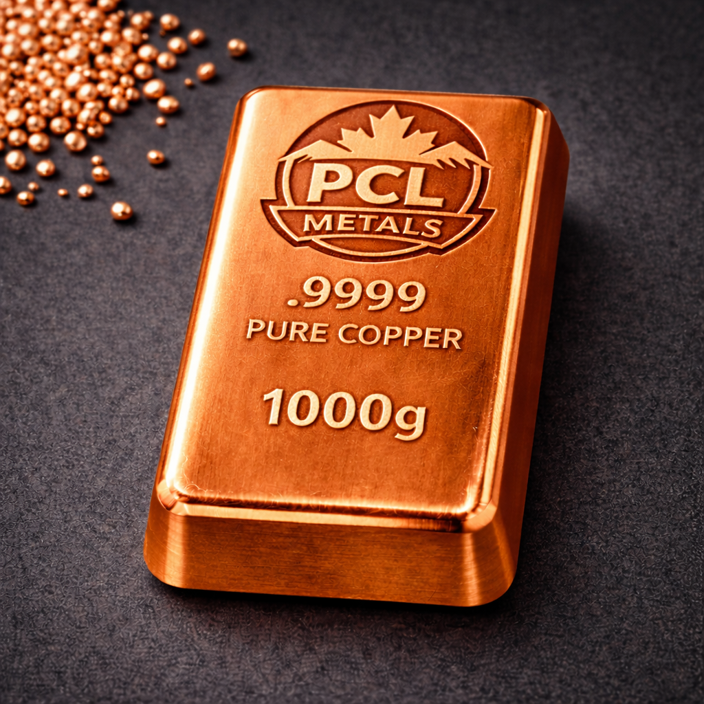 1kg Copper Bullion Bar