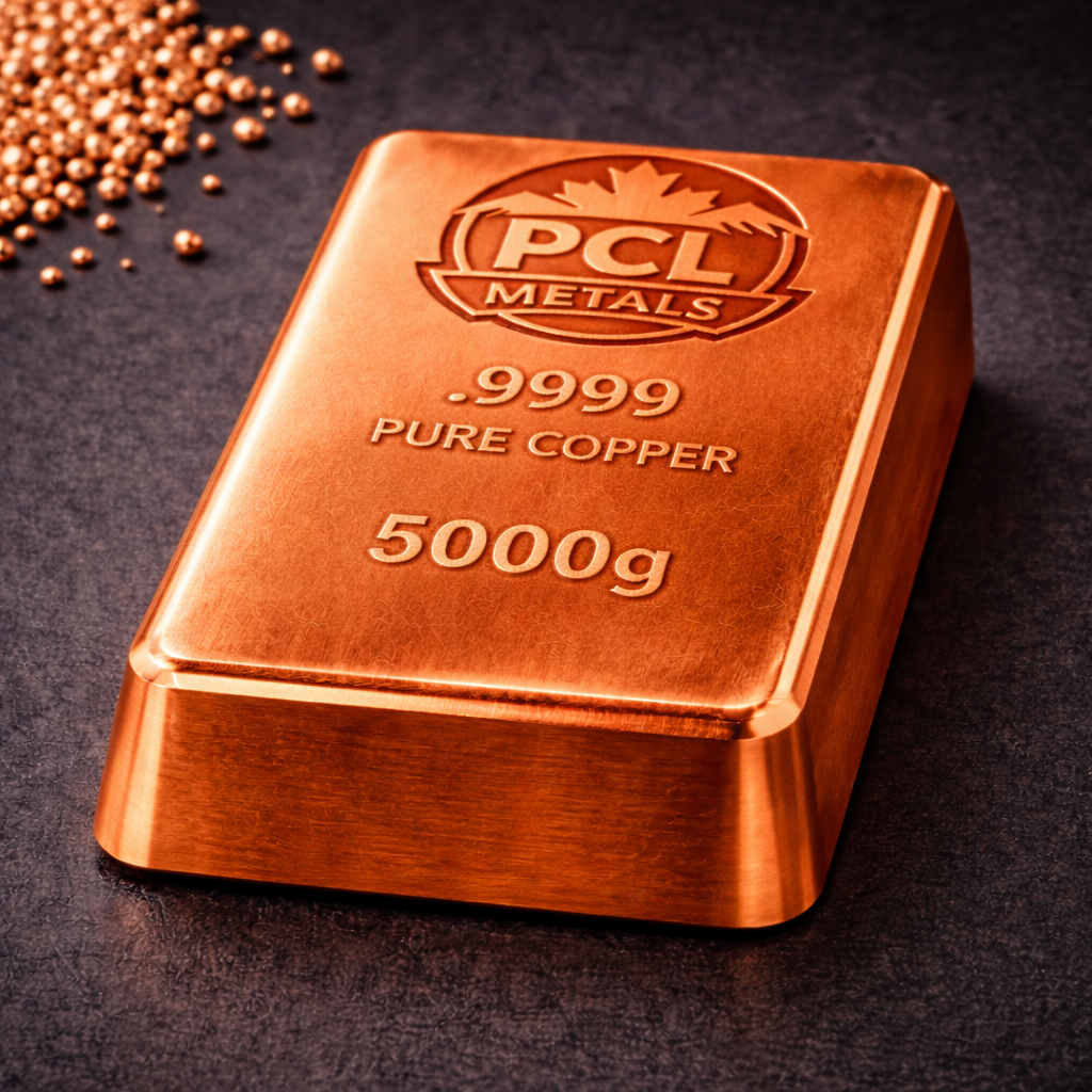 5kg Copper Bullion Bar