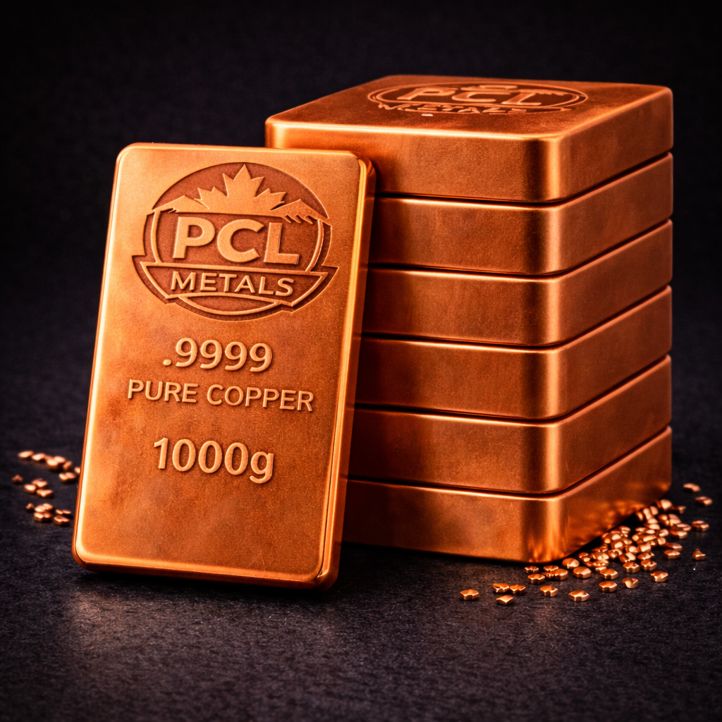 1kg Copper Bullion Bar